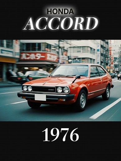 【HONDA】アコードの歴史【1976~2024】 #accord #ai #art #fyp #viral