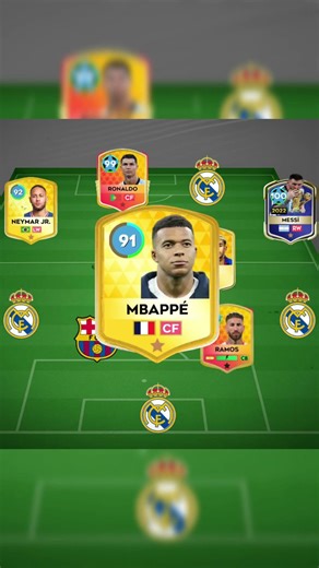 Dls 26 | Mixed Legendary Players #shorts #dls #alnassr #intermiami #barcelona #realmadrid