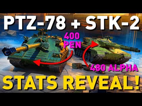 PTZ-78 & STK-2 stats REVEALED in World of Tanks!