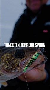 NEW VMC Tungsten Torpedo Spoon🔥 #shorts #icefishing