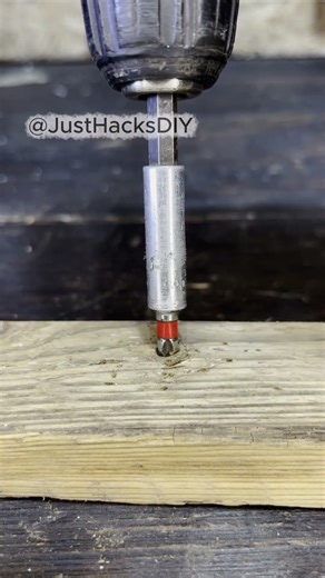 ⚡⚙️ Easy Hack to Make a Countersink for Screw Heads in Seconds #diy #handmade #craft #tools
