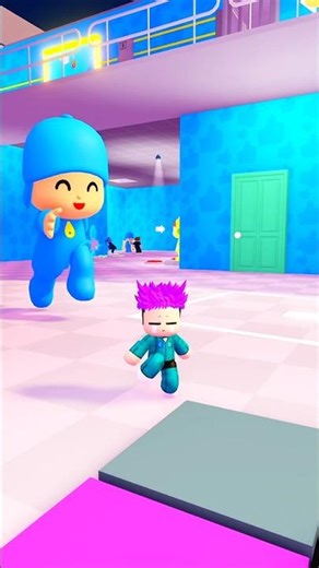 Thanos vs POCOYO PRISON RUN #roblox #shorts
