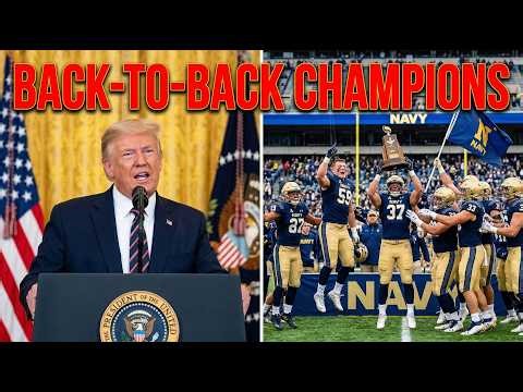 TRUMP Drops BOMBSHELLS on Iran & Signs Executive Order at Navy Trophy Ceremony!