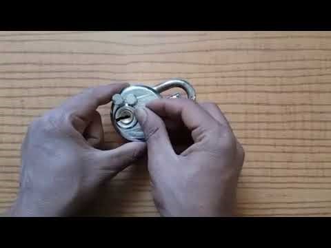 HOW TO OPEN LOCK WITHOUT KEY 🔐🗝️