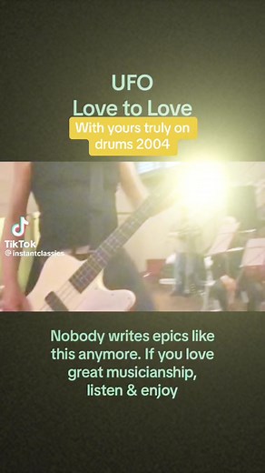 Found this clip from 2004 when i played drums in UFO . Love to Love is one of my all time favourite rock songs ever !! ❤️❤️❤️❤️ #ufo #schenker #vinniemoore #philmoog #peteway