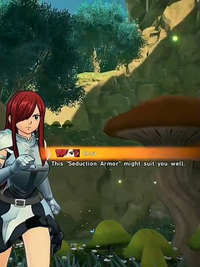 Erza tells Lucy to wear "Seduction Armor" | FAIRY TAIL 2 #shorts #fairytail2 #fairytail