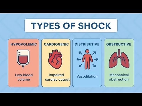 “Types of Shock + Clinical Signs You MUST Know for Exams 💉”@ surgical sensei 