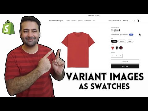 How To Use Variant Images As Swatches in Shopify? (Without App)