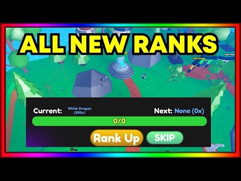 Getting All New Ranks In Anime Swords Simulator!