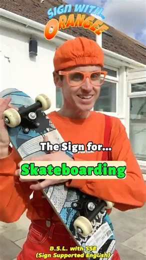 Sign for Skateboarding | Signing Sports & Activies in BSL SSE #bsl #skateboarding #sse