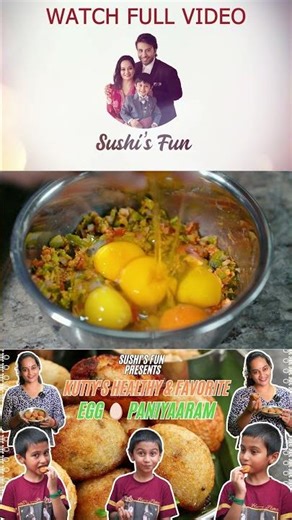 My Son ADHVAAITH FAVORITE EGG PANIYAARAM 🥚 😋| SuShi's Fun