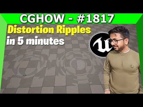 Unreal Engine 5 - Create Distortion Ripple Material in Under 5 Minutes!