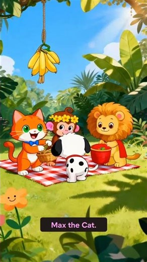 Animal Friends Play Together! | Kids Cartoon Short