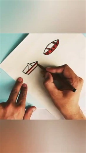 easy scenery drawing step by step #art #scenery #shortsfeed