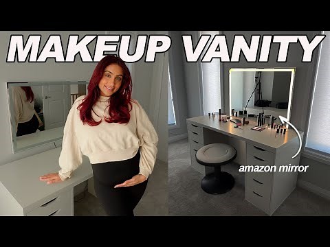 BUILDING my DREAM makeup table 💗 | new makeup filming setup