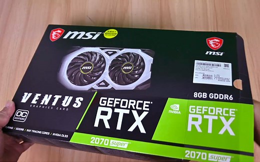 锐龙3600X+微星2070 SUPER显卡 3DMark跑分 奥德赛游戏帧数测试