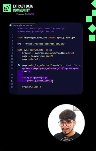 Scraping Empty Pages? Use a Headless Browser! #coding #webscraping #playwright #python