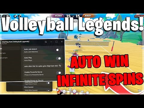 KEYLESS Volleyball Legends Script – Infinite Spins, Auto Play & OP Features!