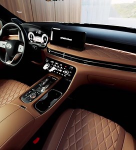 The all-new 2022 INFINITI QX60's spacious interior is highly functional and luxuriously intuitive. Learn more: https://bit.ly/3elc63H | INFINITI