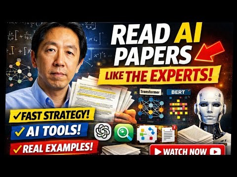 How Top AI Researchers Read Papers Fast,Andrew Ng–Level Strategy Explained,Step-by-Step Master Guide