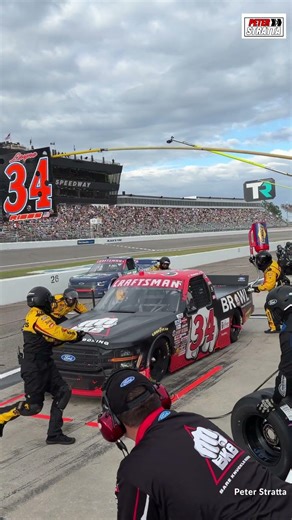 Layne Riggs Pit Stop @ Rockingham #Shorts