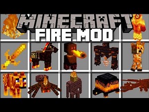 Minecraft FIRE MOD / SURVIVE AGAINST FIRE MOBS WITH FIRE ARMOR AND WEAPONS!! Minecraft