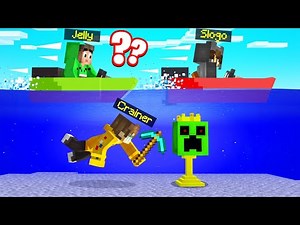 SPEEDBOATS In MINECRAFT SPEEDRUNNER vs. HUNTERS!