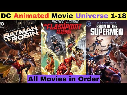 DC Animated Movie Universe | DC Animated All Movies list | How to watch DC Animated Movies in order
