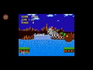 Sonic the Hedgehog 1 Game Over in Reverse
