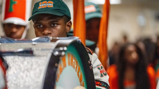 Watch the Marching 100 band play during FAMU Day at the Capitol