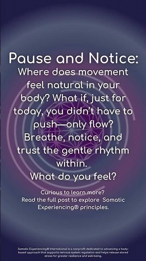 Enhance Your Practice with Somatic Experiencing® Training #somatic experiencing #mentalhealth