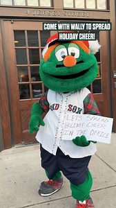 This green monster isn't the Grinch. | Wally the Green Monster