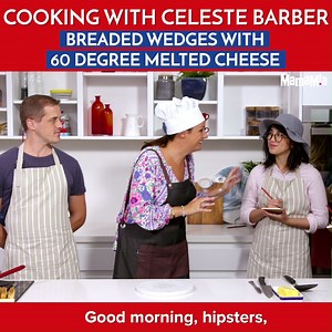 120K views · 629 reactions | Celeste Barber masters the breaded wedge with 60-degree melted cheese. But isn't that a jaff-... | Mamamia | Facebook