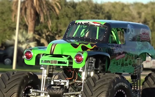 超大的油动模型大脚车，Primal RC 掘墓人的第一次 —— 启动！！！#强国模型 #PrimalRC #RC #油动模型 #模型车