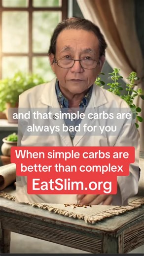 When simple carbs are better than complex carbs. Simple carbs are sugars made up of one or two molecules of sugar. Complex carbs or long chains of doesn’t even hundreds of sugar molecules, but when carbs are processed into fine particles, they can be worse than simple sugars. #drshintani #sugars. #simplecarbs. #complexcarbs.#glycemicindex #processedcarbs. #refinedcarbs. | DrShintani.com