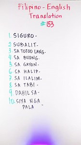 76K views · 1.5K reactions | Tagalog-English Translation 殺 #learnenglish #englishlearning #englishlesson #englishvocabulary #tagalogenglish #filipinoenglish #facebookreels #reelsvideo #reelsviral | Learn English Daily | Facebook