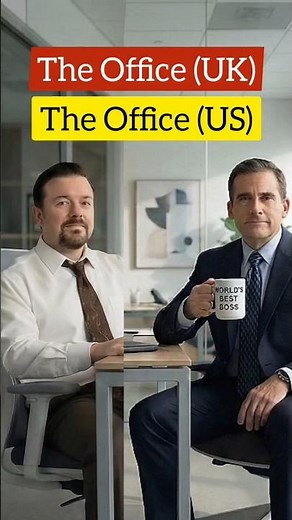 The Office (UK) vs The Office (US) Character Comparison #theoffice #stevecarrell #johnkrasinski