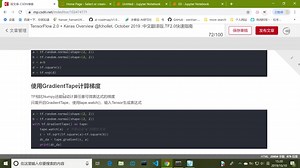TensorFlow 2.0 + Keras Overview 中文版：TF2.0指南