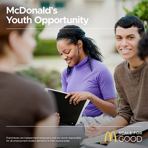 By 2025 McDonald's aims to remove barriers to employment for 2 million young people globally by giving them the skills they need to get a job, and the opportunities they need to kick-start their career and achieve their true potential💡mcdonalds.com/people #ScaleforGood | McDonald's