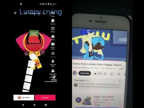 Lumpy crying #happytreefriends #htf happy tree friends