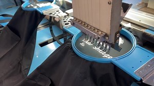 Aprons being completed for a local hairdressers @new imagehairdresser | Urban Print & Embroidery