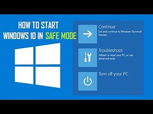 Windows 10 Factory Settings Safe Mode And Booting to Recovery