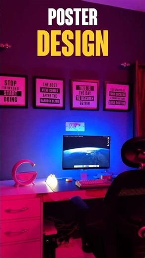 Poster Design in Photoshop 😱 | 30 Sec Magic #photoshop #graphicarts #photography