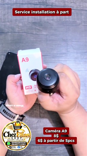3 modèles de caméras disponibles à la boutique Chez Elia’s