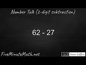 Number Talk #1 (2-digit subtraction)