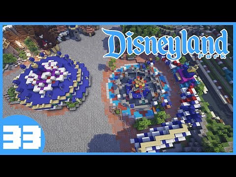 3 RIDES 1 VIDEO - Minecraft Disneyland Build Part 33