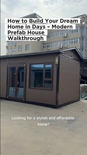 Modern Modular Prefab House Tour: The Future of Affordable Living! #home #containerhome #tinyhouse