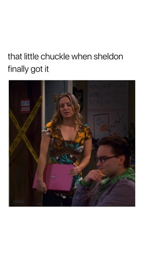 Sheldon’s laugh is adorable. | Big Bang Theory Unseen