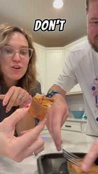 Weekly Applebee’s date night at home and somehow our maple blondie turned into something unexpected😳