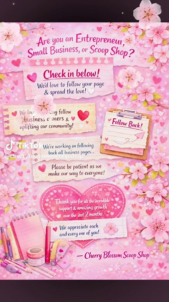 Cherry Blossom Scoop Shop🫶🏼